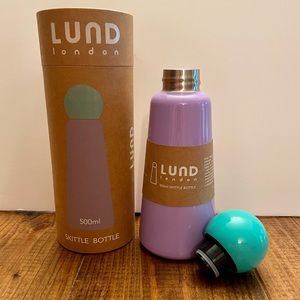 Lund London 17oz “Skittle” Water Bottle -NEW! Keeps Drinks Cold for 24 hours